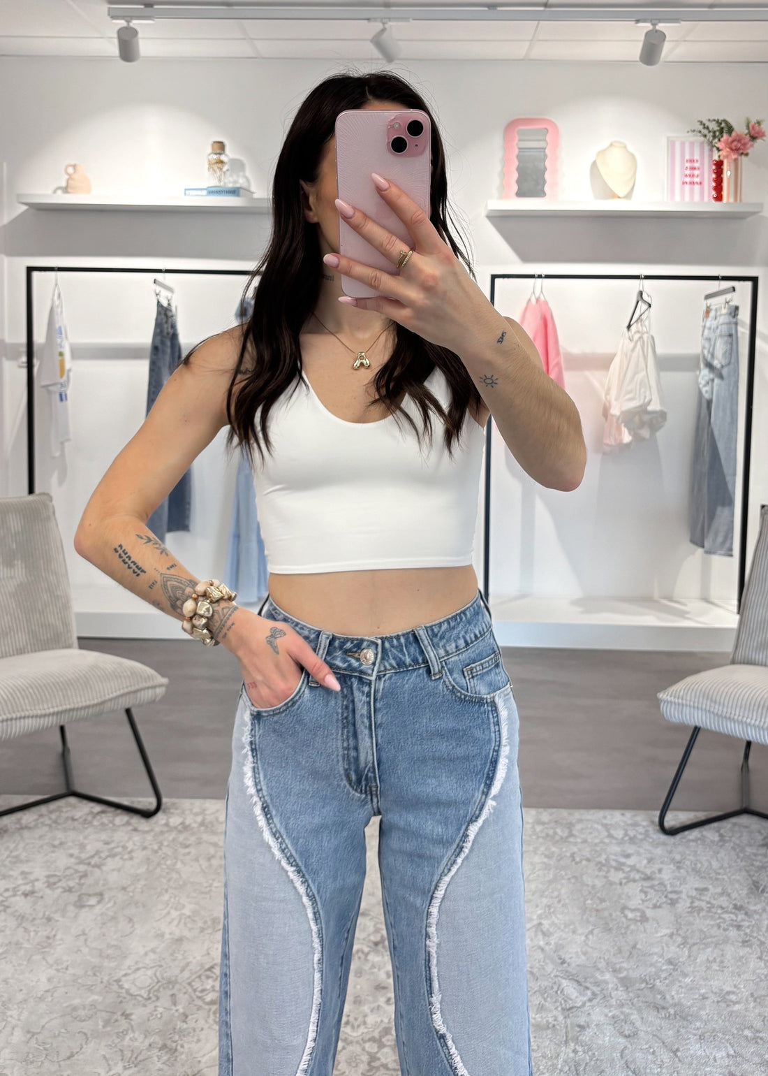 Crop Top Léa - Blanc
