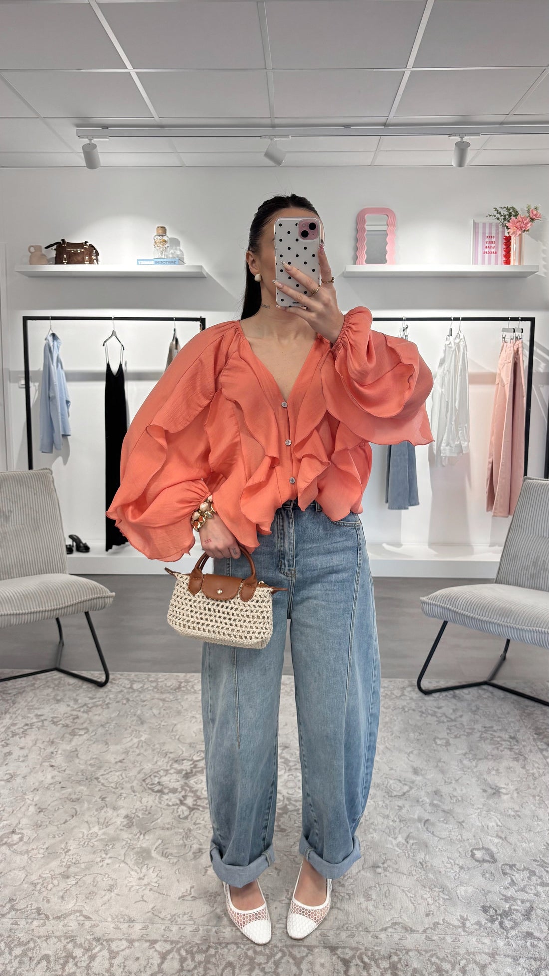 Blouse Mia - Orange