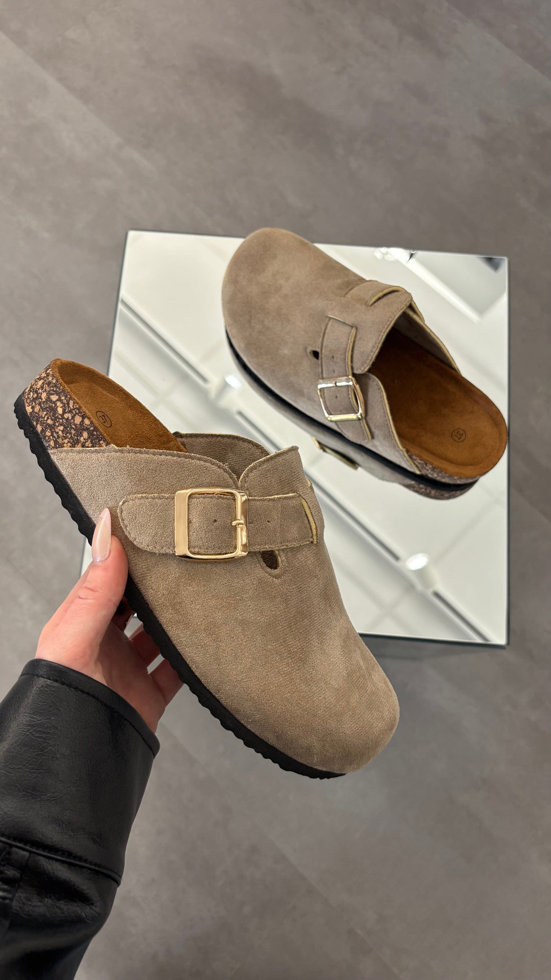 Mules Ness - Taupe