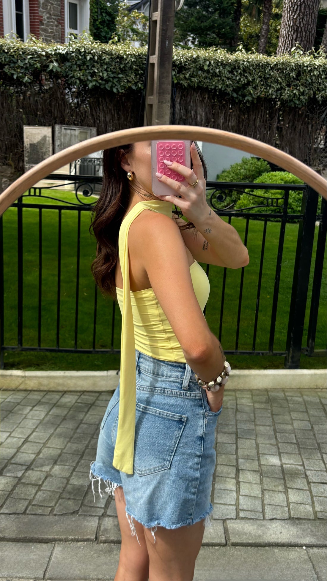 Top Astrid - Jaune