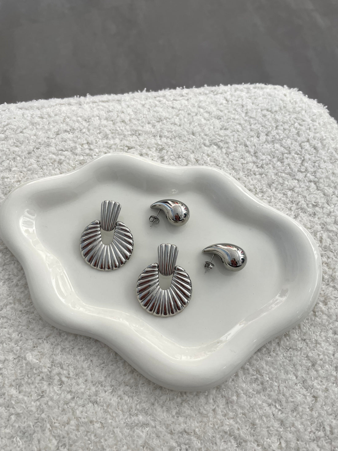 Boucles Olympe - Silver
